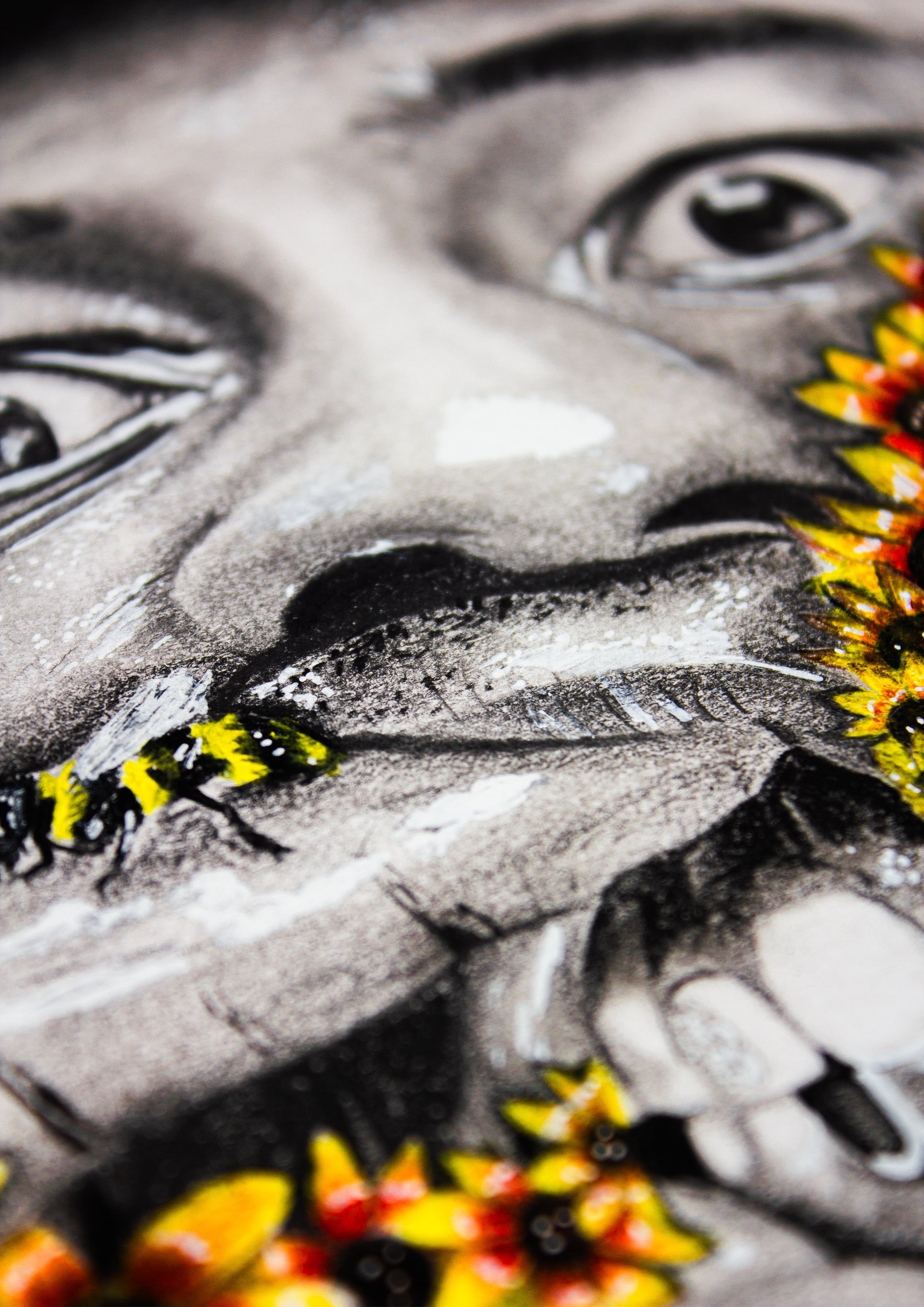 Cascading Sunflowers  (Tyler) (Original Artwork)